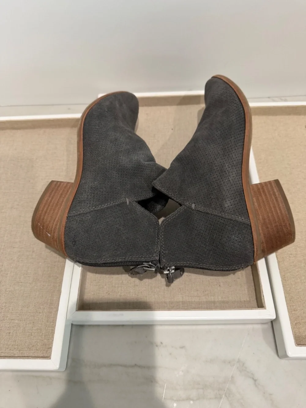 Dolce Vita Gray Suede Bootie